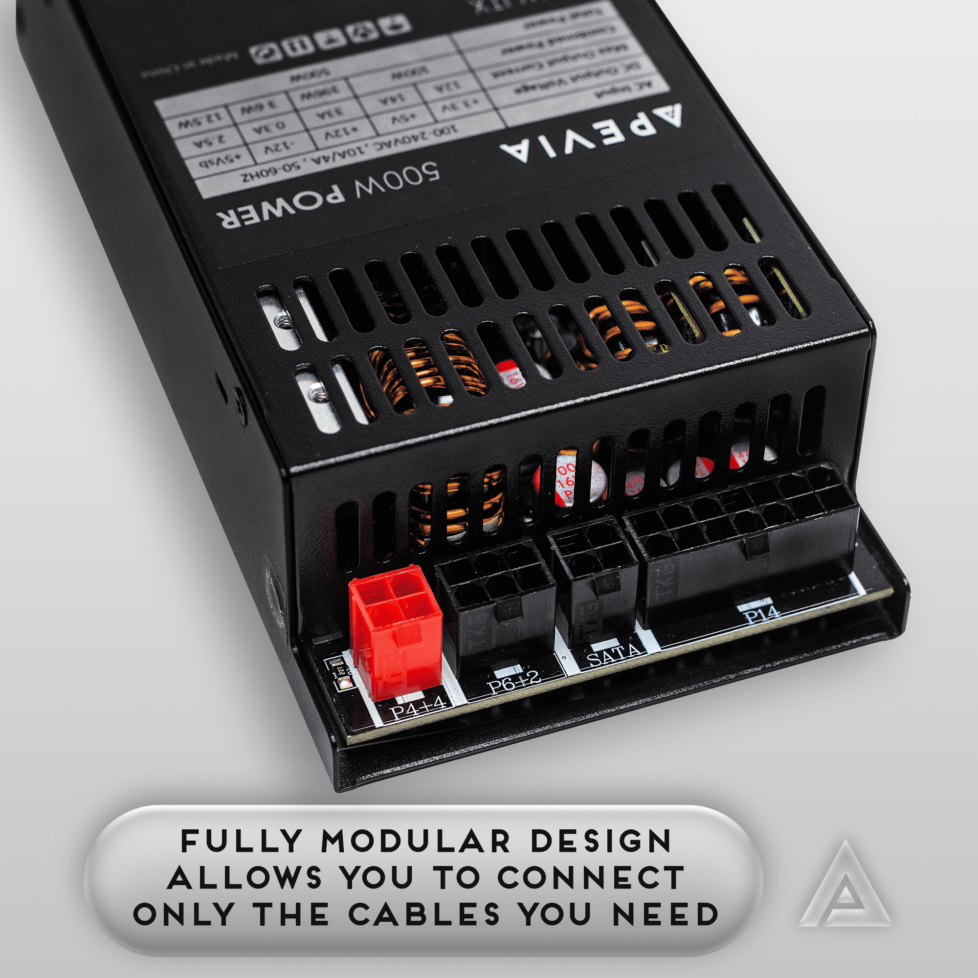 Apevia | ITX-PFC500W | 500W+ | Power Supply